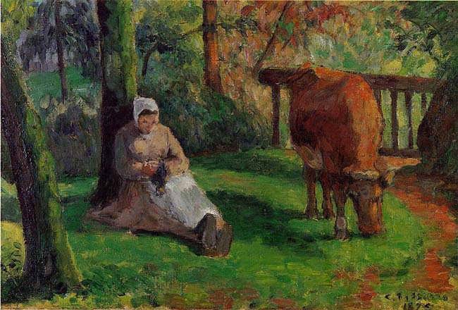 CamillePissarro-TheCowherd