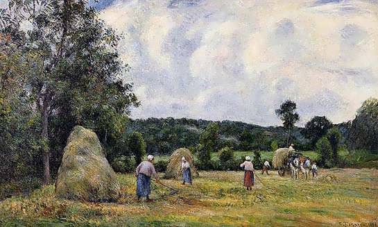 CamillePissarro-TheHarvestatMontfoucault