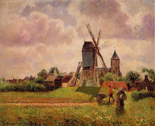 CamillePissarro-TheKnockeWindmillBelgium