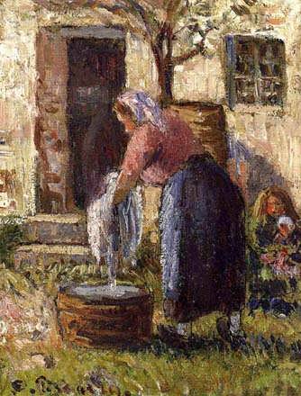 CamillePissarro-TheLaundryWoman