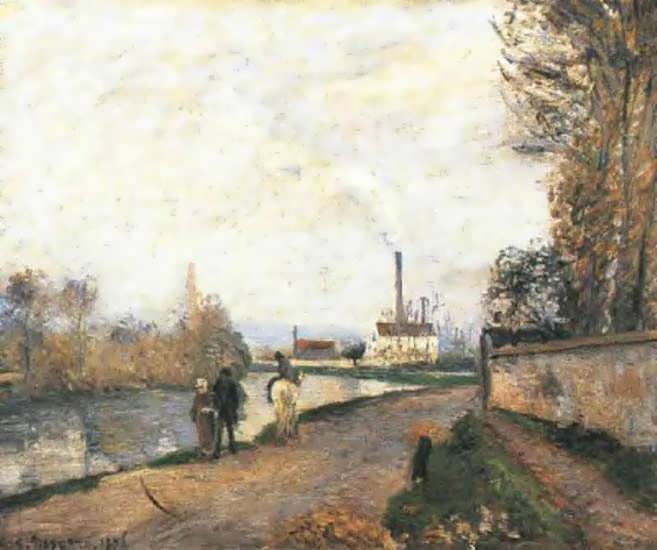 CamillePissarro-TheOiseatPontoiseinBadWeather