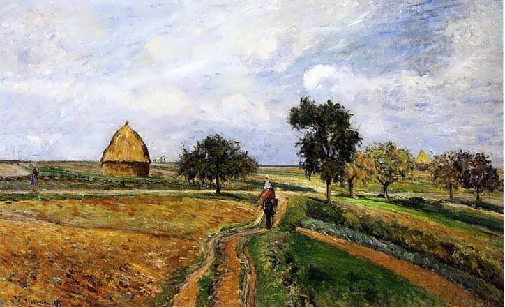 CamillePissarro-TheOldEnneryRoadinPontoise