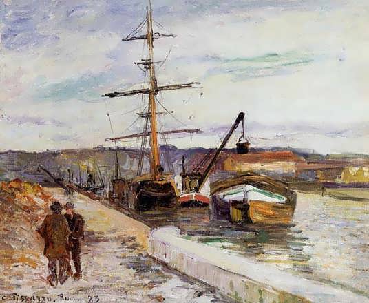 CamillePissarro-ThePortofRouen1