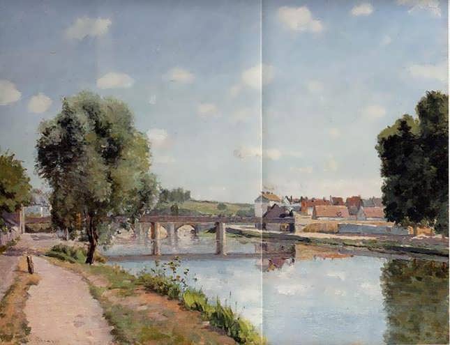 CamillePissarro-TheRailroadBridgeatPontoise