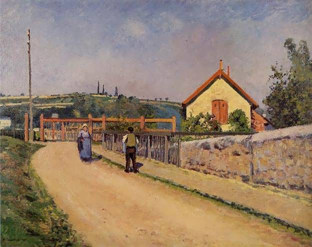 CamillePissarro-TheRailroadCrossingatLesPatis1