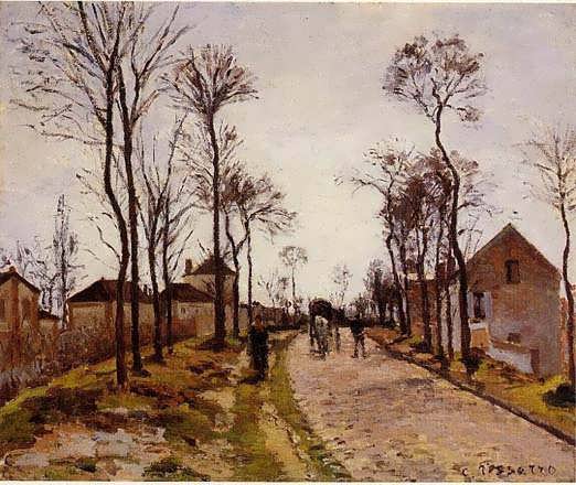 CamillePissarro-TheRoadtoCaint-CyratLouveciennes1