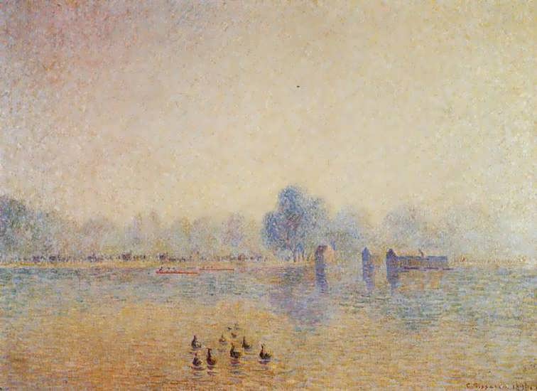 CamillePissarro-TheSerpentineHydeParkFogEffect1