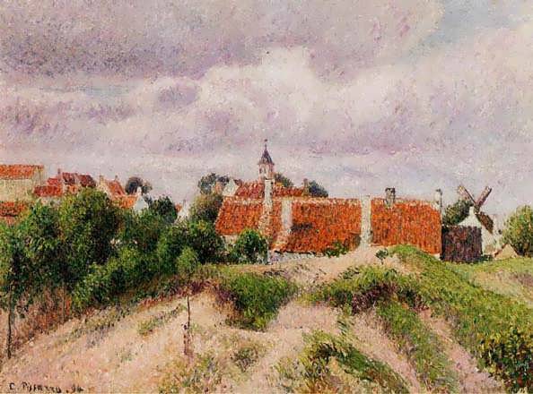 CamillePissarro-TheVillageofKnockeBelgium1