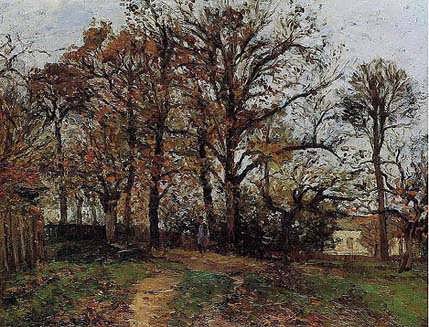 CamillePissarro-TreesonaHillAutumnLandscapeinLouveciennes1