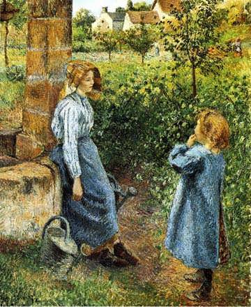 CamillePissarro-YoungWomanandChildattheWell