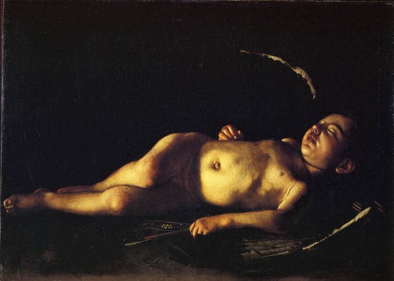 Caravaggio-SleepingCupid