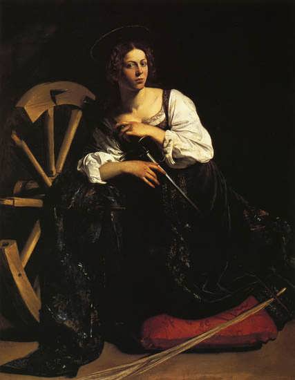 Caravaggio-StCatherineofAlexandria1