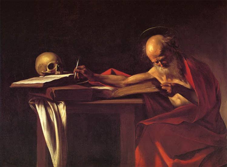 Caravaggio-StJerome1