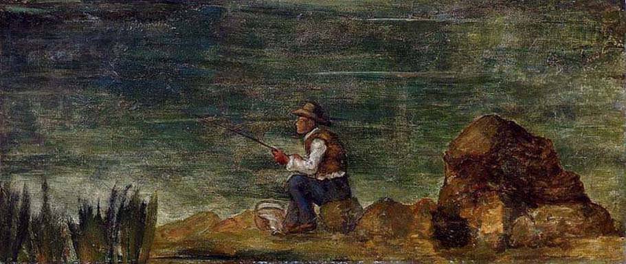 Cezanne-FishermanontheRocks