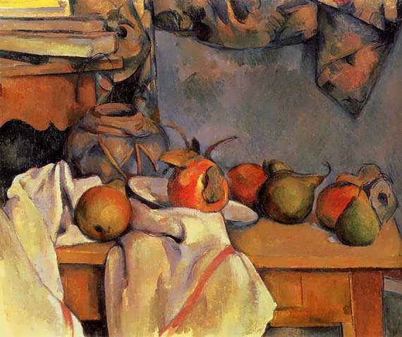 Cezanne-StillLifewithPomegranateandPears