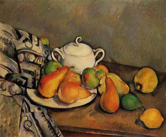 Cezanne-SugarbowlPearsandTablecloth1