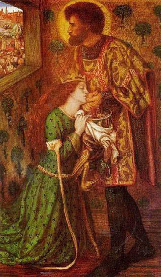 DanteGabrielRossetti-SaintGeorgeandthePrincessSabra