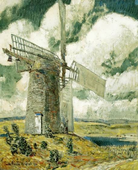 FrederickChildeHassam-BendingSailontheOldMill