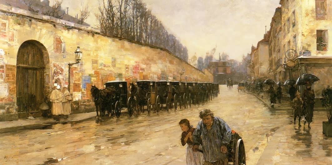 FrederickChildeHassam-CabStationRueBonaparte