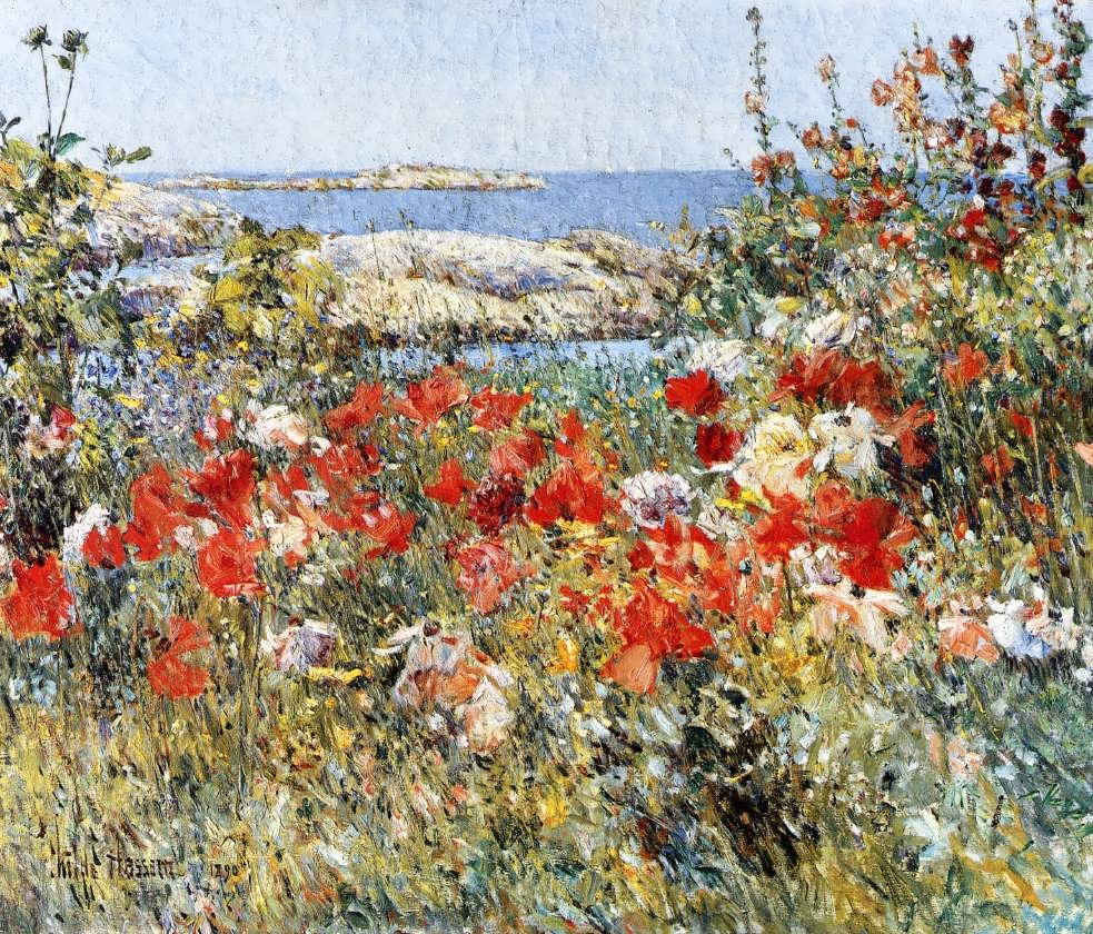 FrederickChildeHassam-CeliathaxtersGardenIslesofShoalsMaine