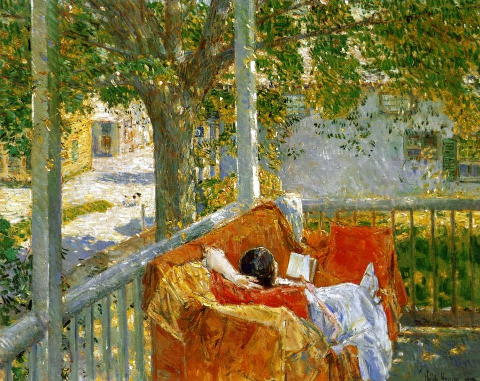 FrederickChildeHassam-CouchonthePorchCosCob