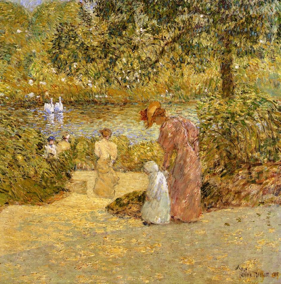 FrederickChildeHassam-DescendingtheStepsCentralPark