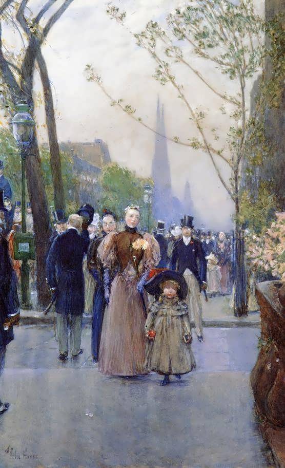 FrederickChildeHassam-FifthAvenueakaSundayonFifthAvenue