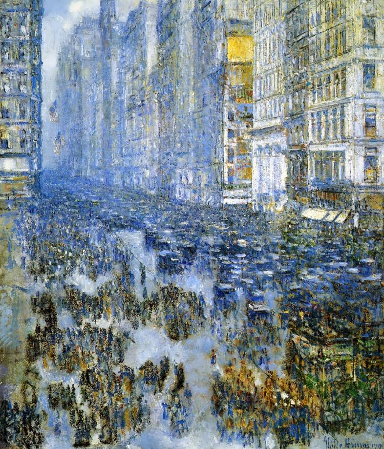 FrederickChildeHassam-FifthAvenueinWinter