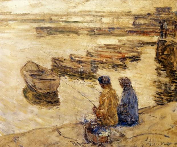 FrederickChildeHassam-Fishing