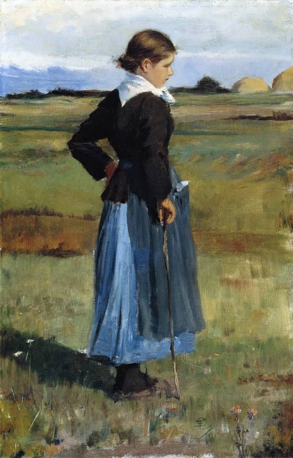 FrederickChildeHassam-FrenchPeasantGirl