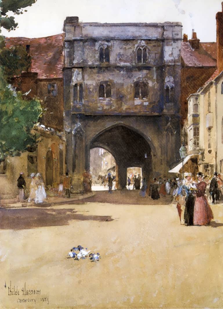 FrederickChildeHassam-GatewayatCanterbury