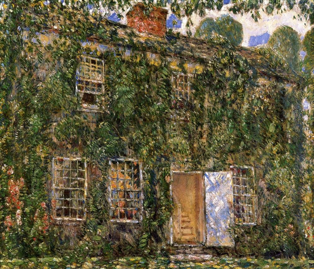 FrederickChildeHassam-HomeSweetHomeCottageEastHampton