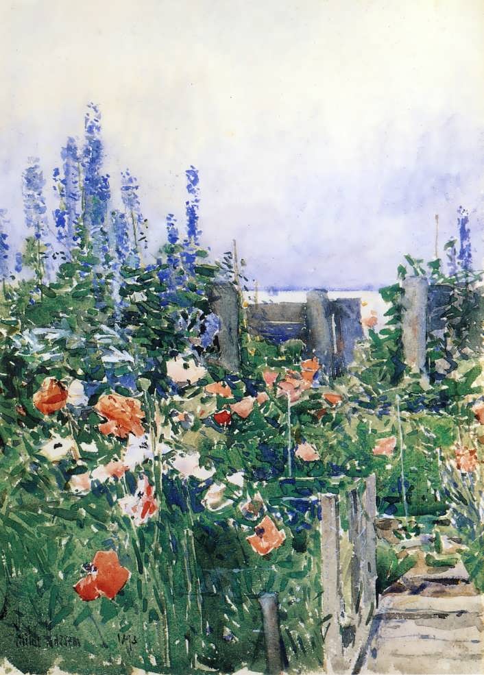 FrederickChildeHassam-HomeoftheHummingbird