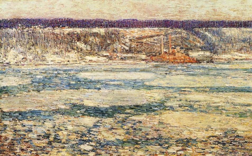 FrederickChildeHassam-IceontheHudson