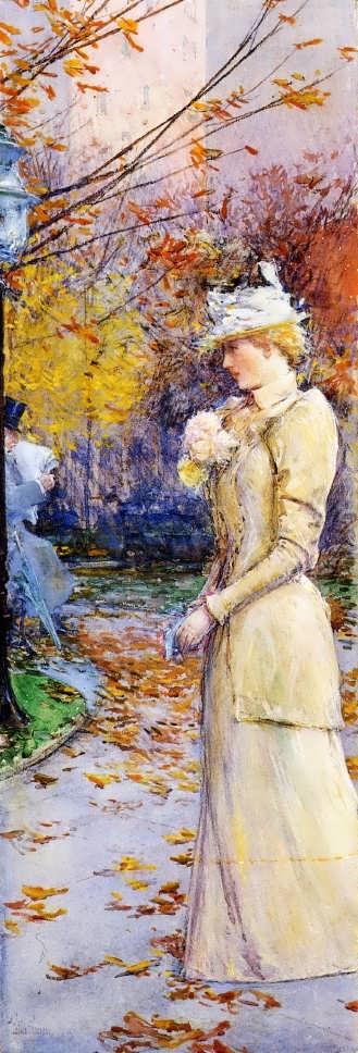 FrederickChildeHassam-IndianSummerinMadisonSquare