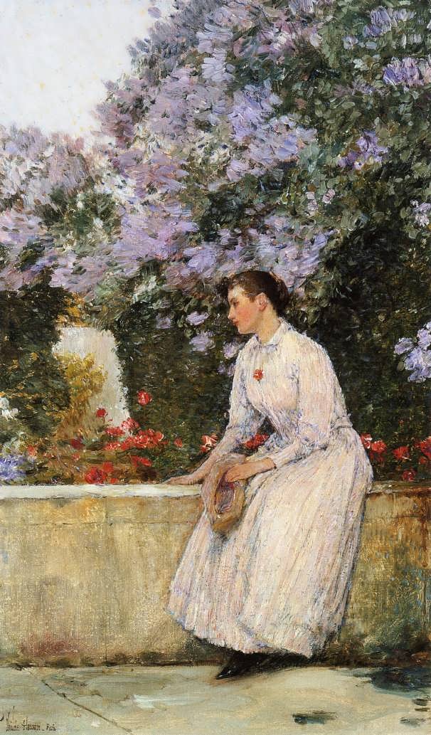 FrederickChildeHassam-IntheGarden