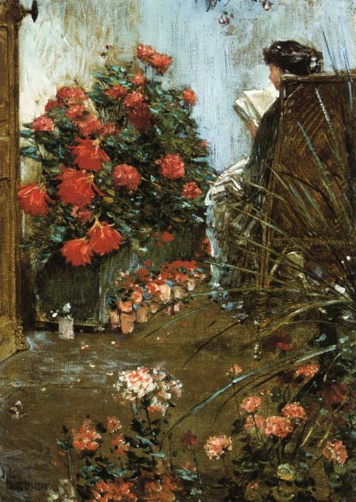 FrederickChildeHassam-IntheGardenatVillers-le-Bel