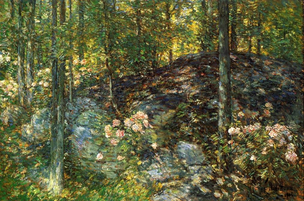 FrederickChildeHassam-LaurelontheLedges