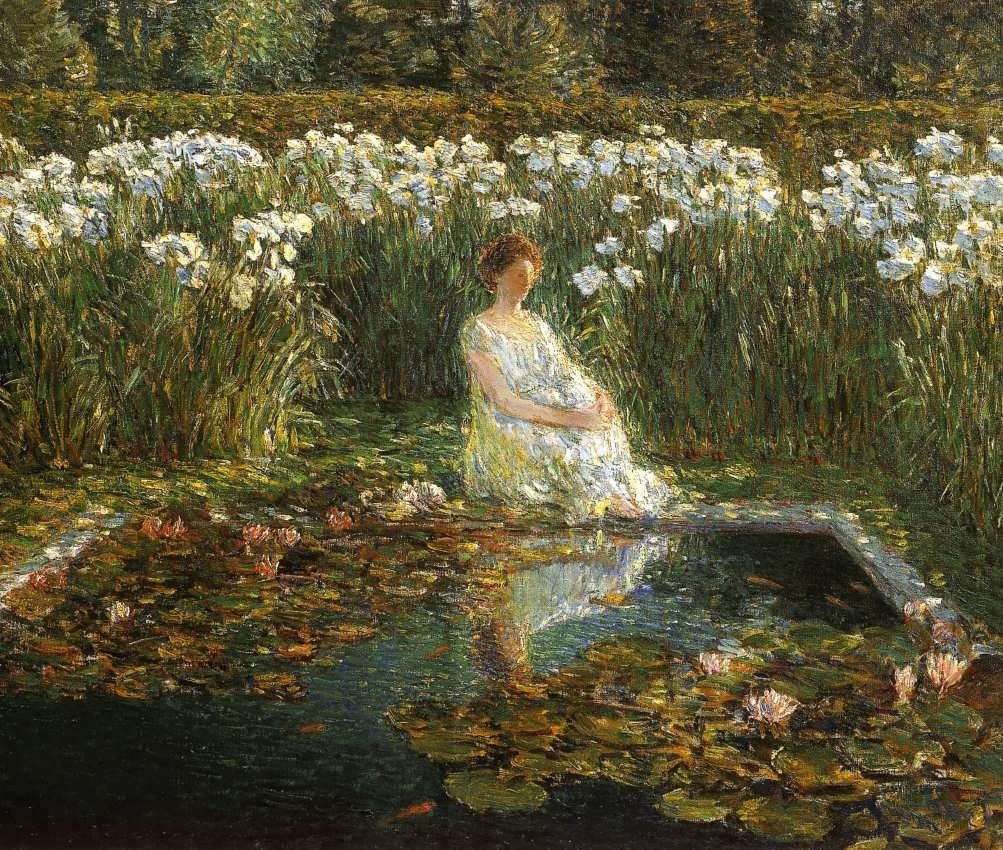 FrederickChildeHassam-Lilies