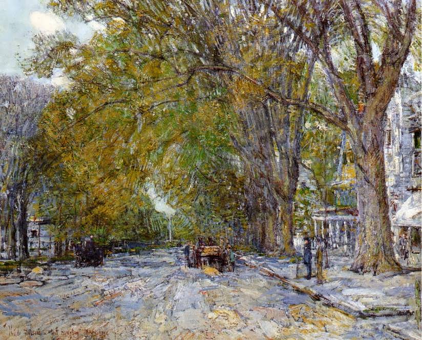 FrederickChildeHassam-MainStreetEastHampton