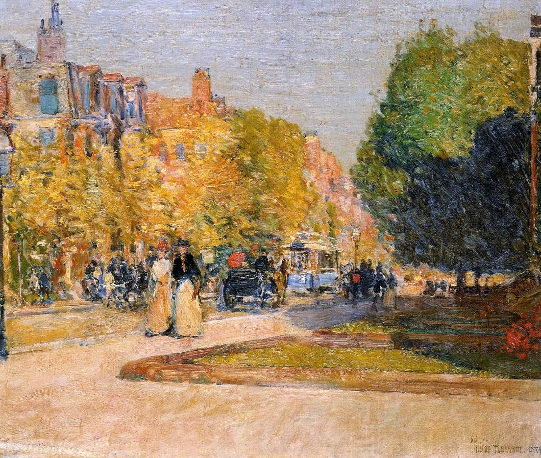 FrederickChildeHassam-MarlboroughStreetBoston