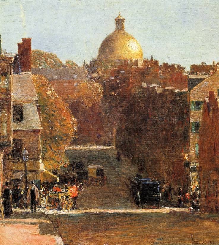 FrederickChildeHassam-MountVernonStreetBoston