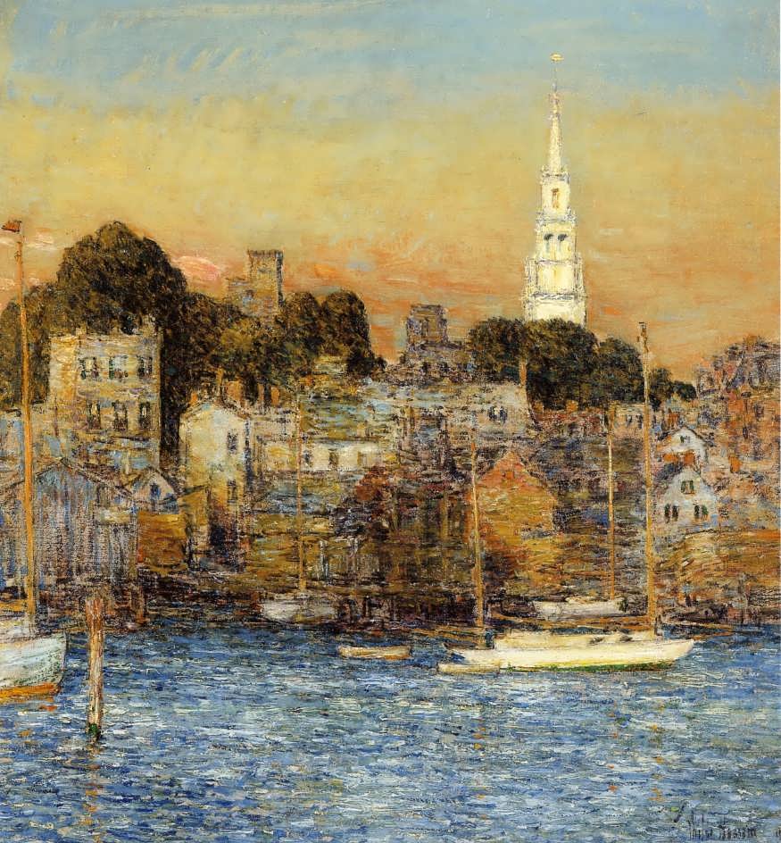 FrederickChildeHassam-NewportOctoberSundown