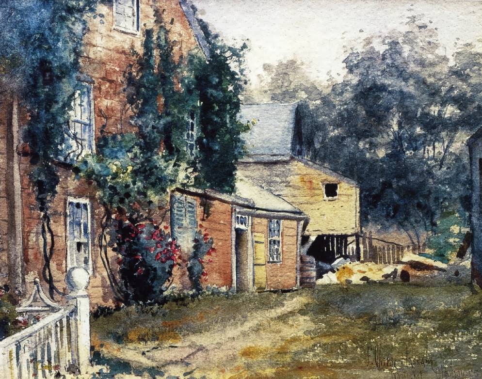 FrederickChildeHassam-OldHouseNantucket