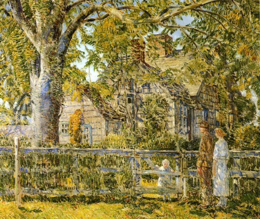 FrederickChildeHassam-OldMumfordHouseEasthampton