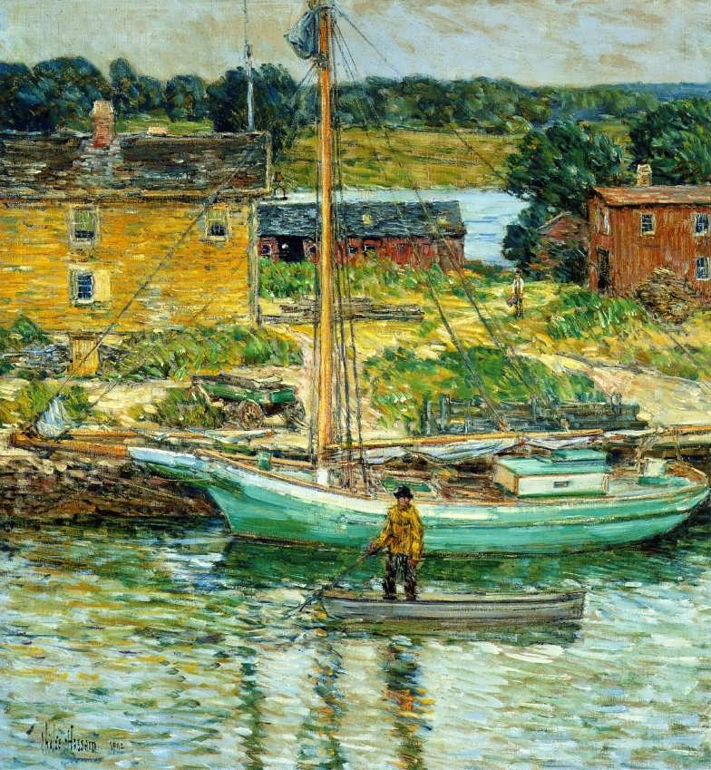 FrederickChildeHassam-OysterSloopCosCob1