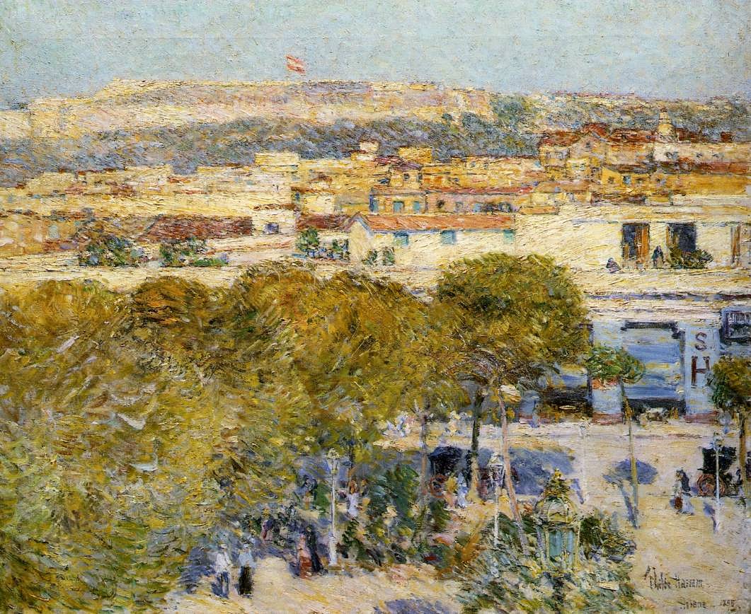 FrederickChildeHassam-PlaceCentraleandfortCabanasHavana