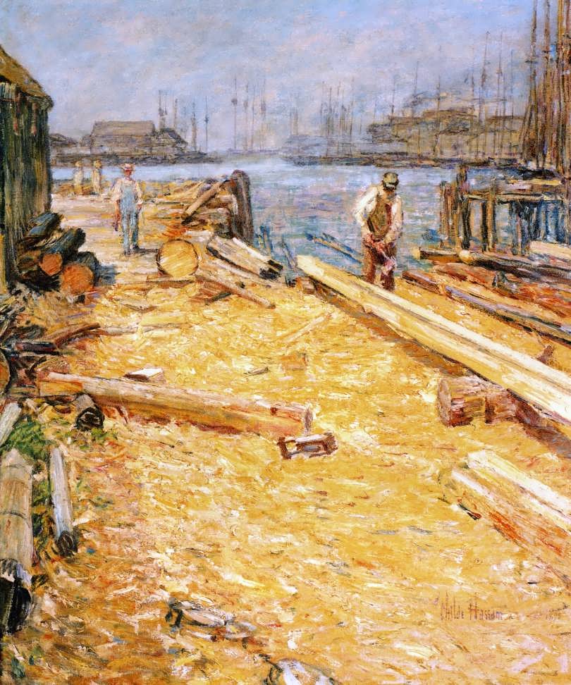 FrederickChildeHassam-SparyardInnerHarborGloucester