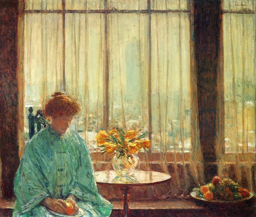 FrederickChildeHassam-TheBreakfastRoomWinterMorning