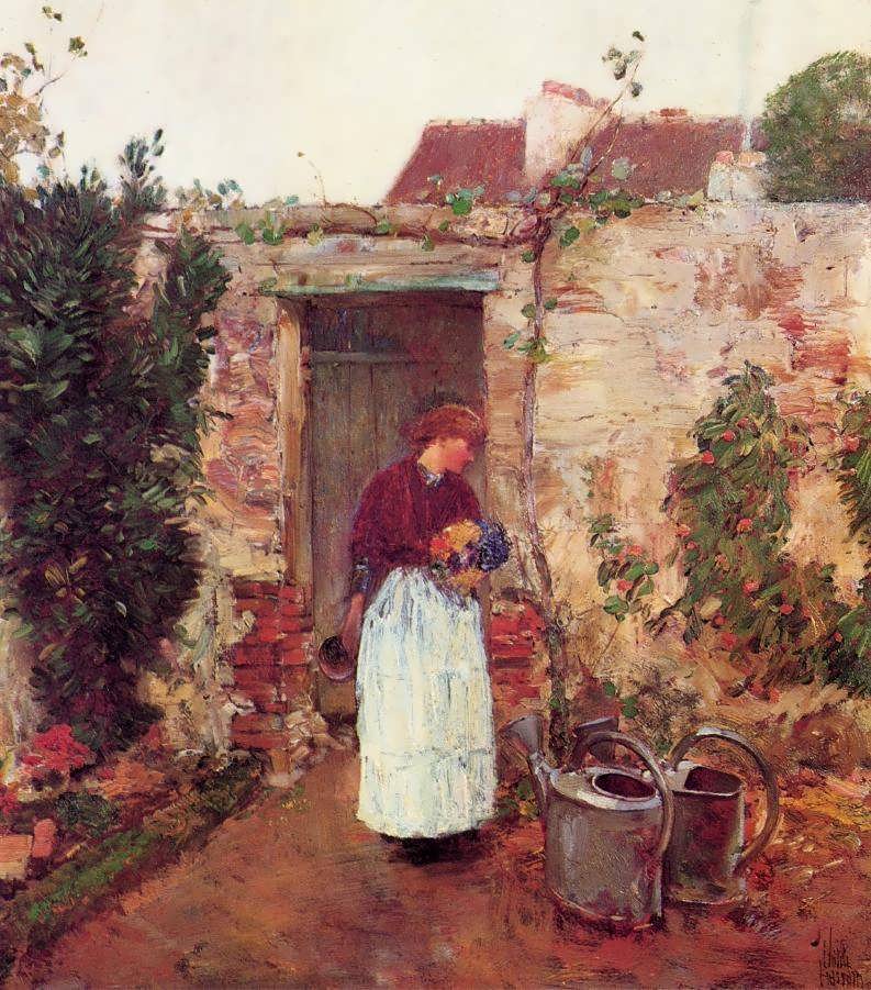 FrederickChildeHassam-TheGardenDoor